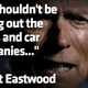 Illustration for article titled Clint Eastwood Doesnt Think We Should Bail Out Car Companies Like Chrysler